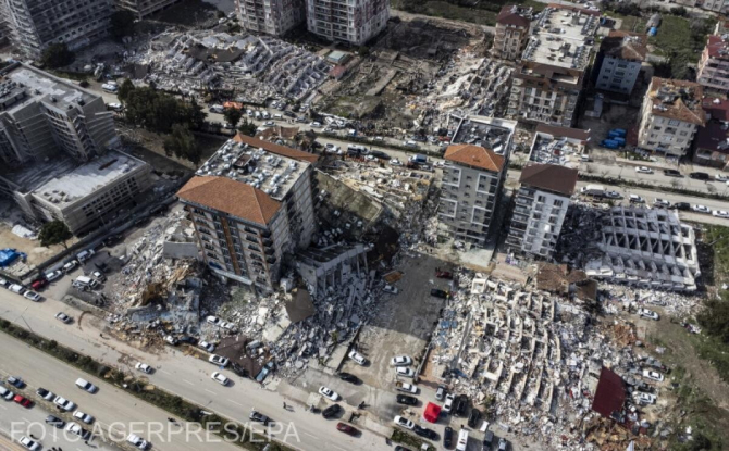 Cutremurele devastatoare din Turcia au ucis peste 22.000 de oameni. Foto: Agerpres