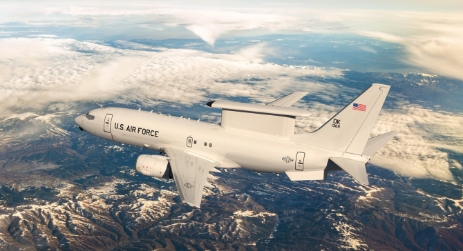 Aeronava AWACS E-7A / US Air Force