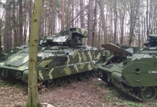M2 Bradley, cu un camuflaj special pentru Ucraina / 