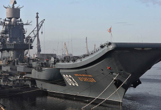 Portavionul rus Amiral Kuznețov, singura navă de acest tip pe care Federația Rusă o deține. Sursa foto: United Shipbuilding Corporation (USC).