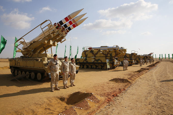 Sistem egiptean de apărare aeriană, prezentat militarilor ruși în timpul exercițiului militar "Săgeata Prieteniei-2019". Sursa foto: Ministerul Apărării din Federația Rusă.
