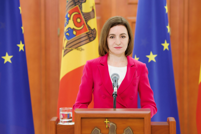 Foto: Maia Sandu @Official Administrația Prezidențială a Republicii Moldova
