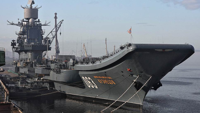 Portavionul rus Amiral Kuznețov, singura navă de acest tip pe care Federația Rusă o deține. Sursa foto: United Shipbuilding Corporation (USC).