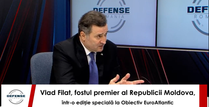 Vlad Filat, fostul premier al Republicii Moldova în perioada 2009-2013, în studiourile DefenseRomania