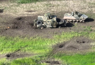 Blindate rusești distruse de ucraineni. Foto: Brigada 59 Motorizată via Mil.ua 
