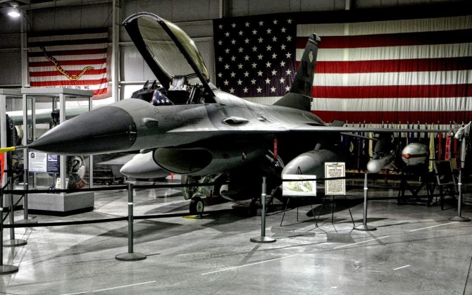 F-16 Fighting Falcon. Photo: Hill Aerospace Museum