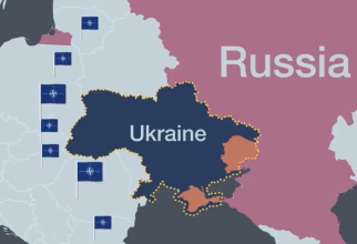 Harta Ucraina / Ministerul britanic al apărării