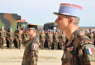 Imagine ilustrativă. Armata franceză, contingentul aflat în România, la Cincu, 2023.