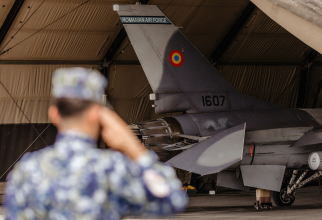 Rotația detașamentului român care a operat 4 avioane F-16 din dotarea României în misiuni de Poliție Aerienă a statelor baltice. Foto: Forțele Aeriene Române