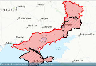 Frontul ucrainean în iunie 2023. Foto: ISW