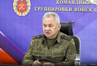 Prima apariție publică a ministrului rus al apărării după tentativa de rebeliune militară. Sursa Foto: Captura video agenția de presă slovacă TASR.