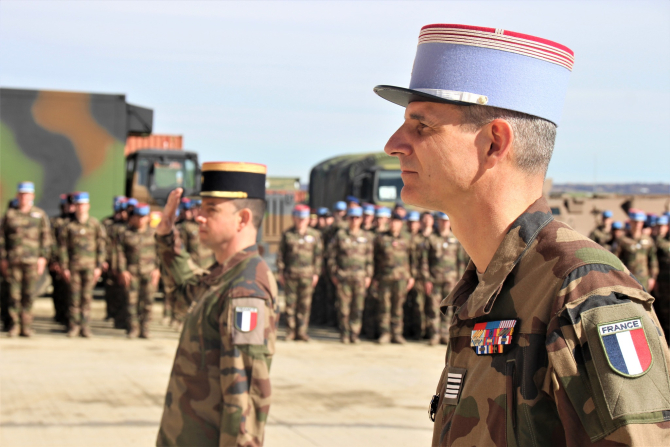 Imagine ilustrativă. Armata franceză, contingentul aflat în România, la Cincu, 2023.
