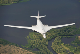 Bombardier strategic rusesc de tip Tu-160, foto: Ministerul Apărării de la Moscova