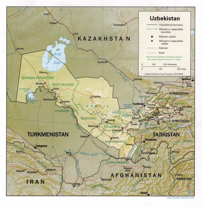 Foto: Harta Uzbekistan / oneVillage Initiative, flickr