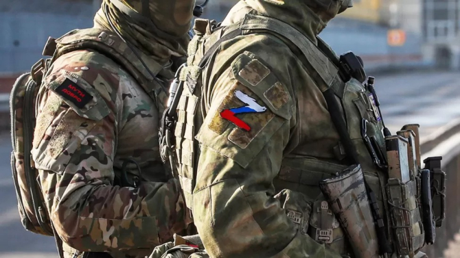 Militari ruși în apropiere de Herson, Ucraina - 20 mai 2022. Sursa Foto: EPA