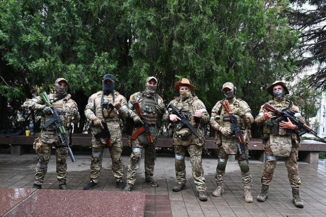 Un prim grup de mercenari Wagner Group a sosit în Belarus și ar fi început antrenamentul comun cu forţele armate din Belarus: Sursa foto: Cont Twitter Franak Viačorka - politician din Belarus.