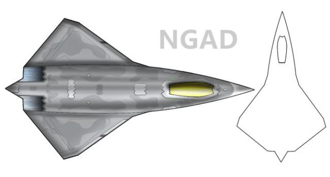 Compania Lockheed Martin a prezentat pe rețelele de socializare o imagine care prezintă un ''misterios avion de ultimă generație'', dezvoltat probabil în cadrul programului militar american NGAD. Sursa foto: The Aviationist.
