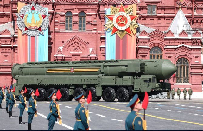 Sisteme de rachete YARS / parada de 9 mai din Piața Roșie, 2023 - kremlin.ru