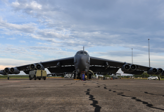 U.S. Air Force B-52H Stratofortress, sosit la baza Forțelor Aeriene Regale Australiane (RAAF) Darwin, 2018 / Christopher Quail, Pentagon, flickr