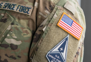 Prezentarea emblemei U.S. Space Force. Sursa Foto: U.S. AIR FORCE.