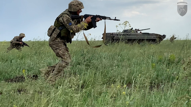 Militari ucraineni / Brigada 22 Mecanizată