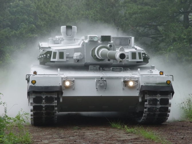 Tanc principal de luptă sud-coreean de tip K2 Panther. Photo credit: Defense Acquisition Program Administration of Korea via The Korea Times