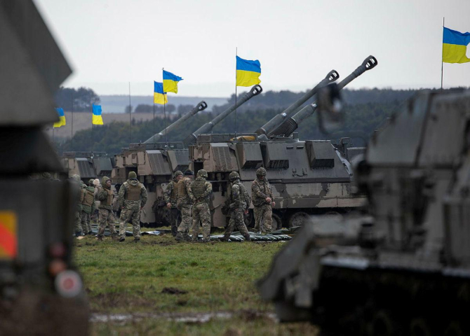 Forțele Armate Ucrainene se pregătesc pentru o contraofensivă. Sursa Foto: Ministerul britanic al Apărării