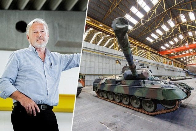 Comerciantul de arme care deţine toate fostele tancuri Leopard ale armatei belgiene, dispus să le repare pentru a le trimite în Ucraina. Sursa Foto: Reddit.