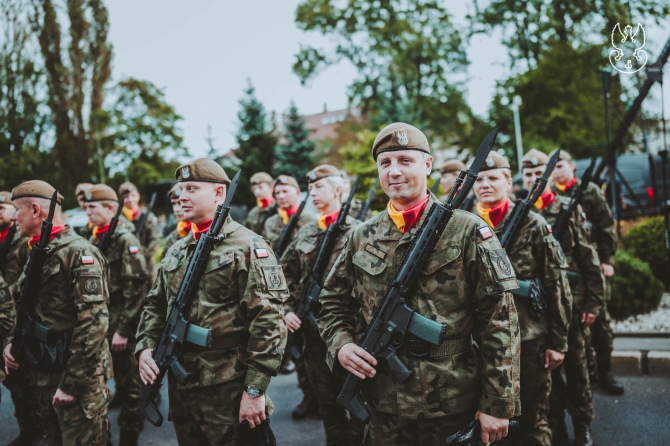 Militari polonezi din cadrul Forțelor Teritoriale de Apărare - WOT
