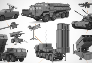 Cum se apără Ucraina împotriva rachetelor rusești? Configurare ''scut de apărare aeriană pentru Ucraina. Sursa Foto: rferl.org.