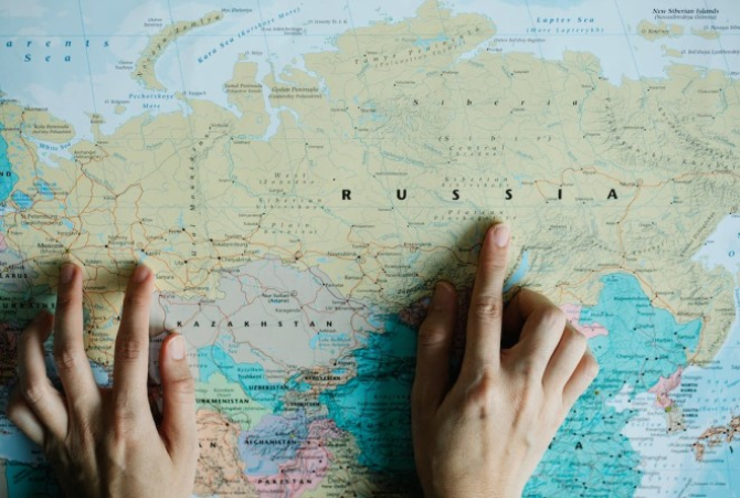 Hartă Rusia, lara jameson, pexels