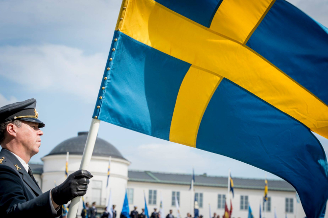 Steagul Suediei / Foto: forsvarsmakten.se
