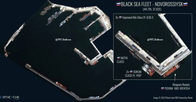 Imagini prin satelit publicate în presa occidentală arată faptul că navele de luptă și submarinele Flotei ruse din Marea Neagră (FRMN) au părăsit baza navală principală de la Sevastopol.