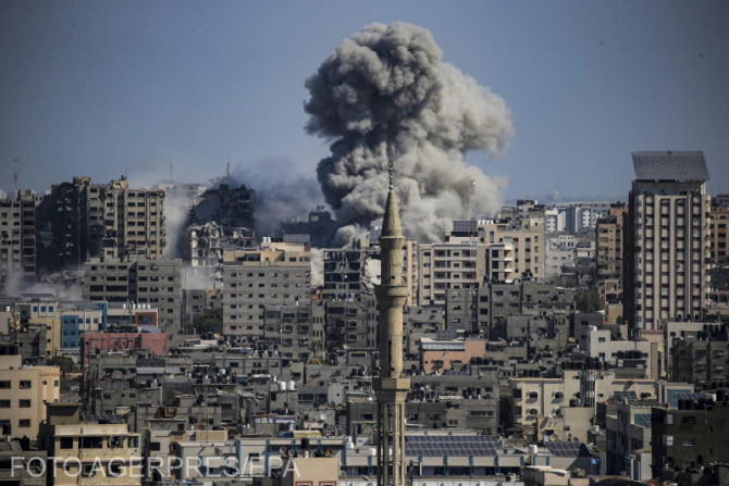 Războiul israeliano-Hamas în Fâșia Gaza. Foto: Agerpres