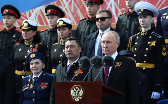 Vladimir Putin, cu ocazia Paradei din Piața Roșie de Ziua Vctoriei /  kremlin.ru