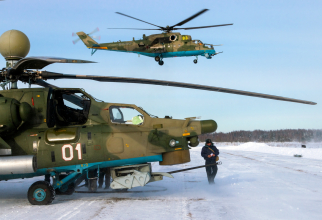 Elicoptere militare rusești / Foto: ministerul rus al apărării