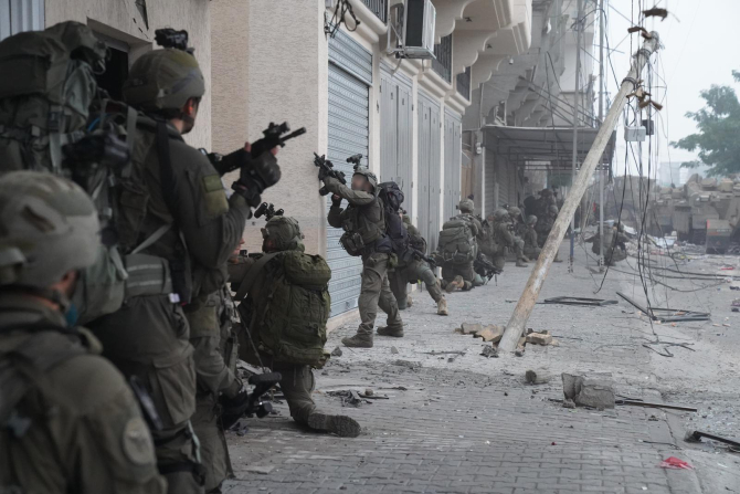 Forțele de apărare israeliene (IDF), acționând în adâncime în Fâșia Gaza în luptele împotriva Hamas. Foto: IDF