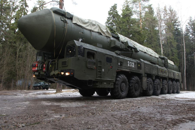 Rachetă balistică intercontinentală Topol / ministerul apărării al Federației Ruse
