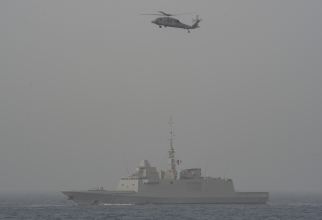 Fregata franceză FS Languedoc (D 653) tranzitează Marea Mediterană, 24 aprilie 2019. / Foto: US Navy, Jeffery L. Southerland