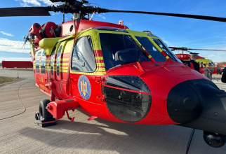 Elicopter S-70 Black Hawk intrat în dotarea României, în subordinea Departamentului pentru Situații de Urgență a MAI. Foto: DSU