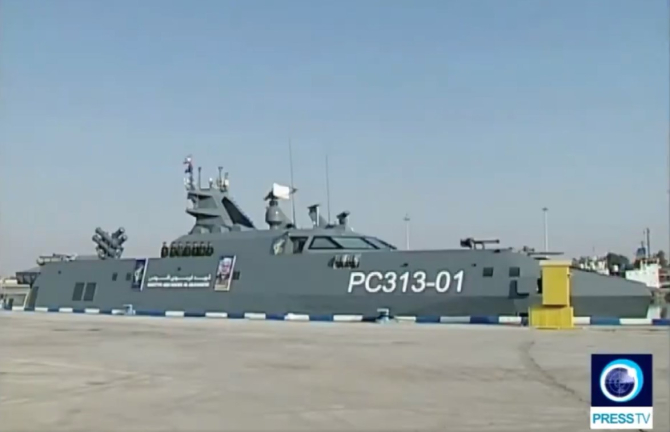 Nava iraniană ”Abu Mahdi Al-Muhandis” are patru motoare, se bazează pe tehnologie ”stealth” / Captură video