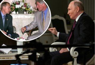 Vladimir Putin, interviu cu Tucker Carlson februarie 2024 / Vladimir Putin și Bill Clinton, 3 iunie 2000, Kremlin  / Kremlin.ru