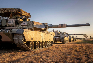 Australia operează deja varianta M1A1 a tancului Abrams. Sursa Foto: Armata australiană
