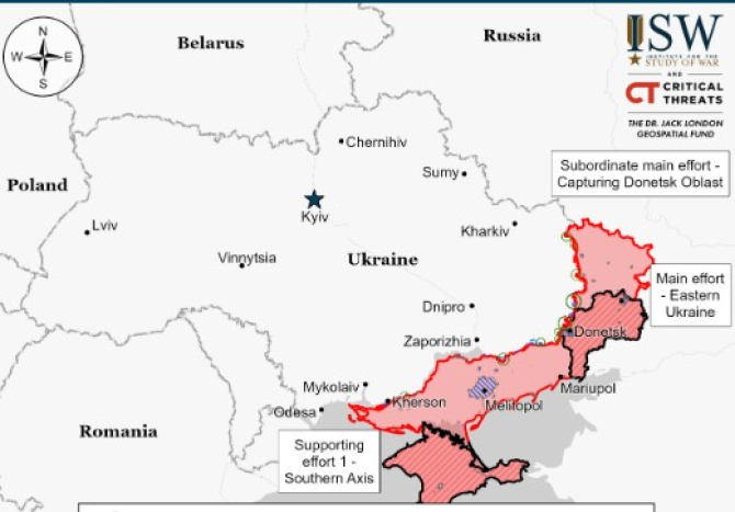 Harta frontului Ucraina, 2 februarie 2024 - ISW