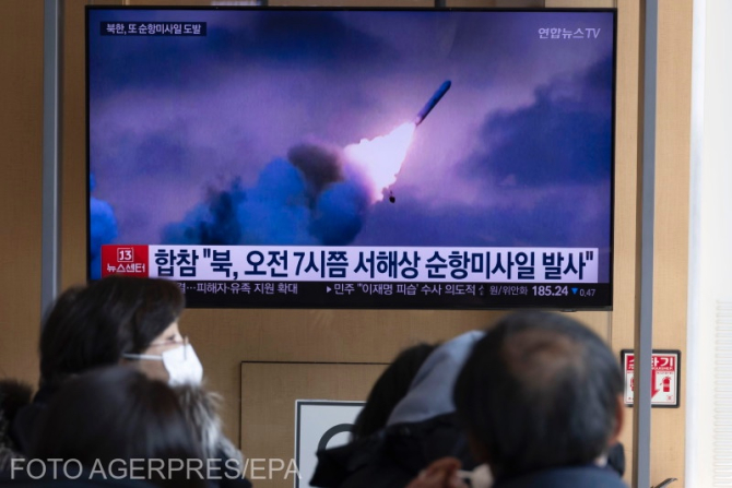 Test cu rachetă balistică în Coreea de Nord