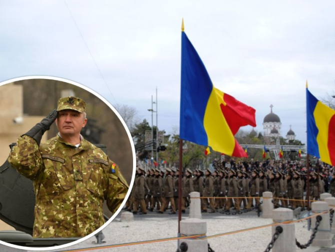 Generalul Gheorghiță Vlad, Șeful Statului Major al Armatei României. Colaj foto DefenseRomania în baza foto oficiale ale MApN