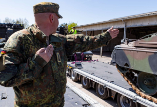 Transport militar al unei mașini de luptă Marder în Germania. Photo source: Bundeswehr