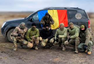 Luptători români voluntari în Ucraina. Sursă foto: Romanian Battlegroup ”Getica”
