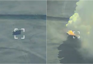 Sistem rusesc de apărare antiaeriană BUK distrus de ucraineni. Martie 2024. Imagini din înregistrarea video realizată de o dronă a Forţelor pentru Operaţii Speciale.


