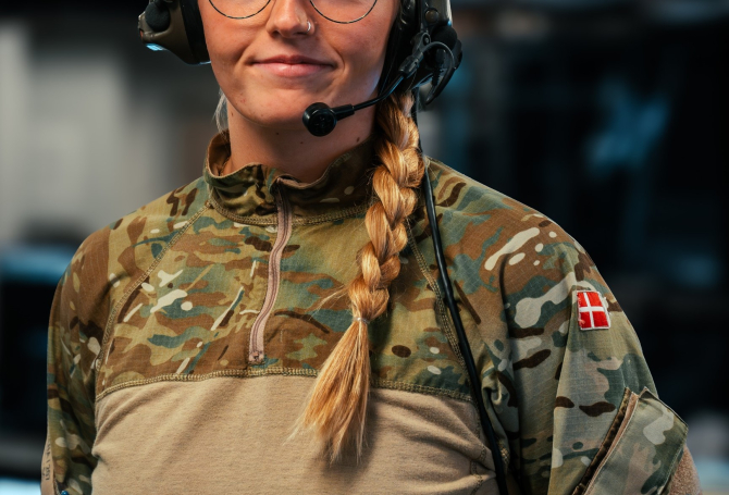 Femeie din armata daneză / Forsvaret